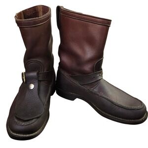 Vintage Gokey The Classic Boot Engineer‎ Hunting Boots Mens 10D Double Buckle